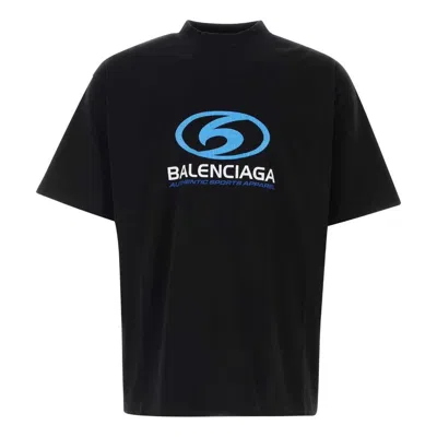 BALENCIAGA Balenciaga Surfer T-shirt 'Black Blue'