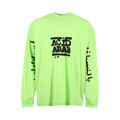 BALENCIAGA BALENCIAGA T-SHIRT 'FLUO GREEN/ BLACK'