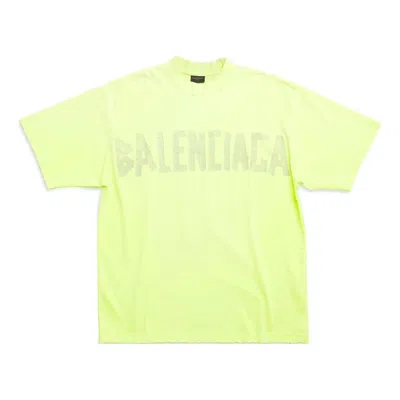 BALENCIAGA Balenciaga Tape Type T-shirt Medium Fit 'Fluo Yellow'