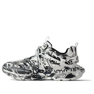 BALENCIAGA Balenciaga Track Graffiti 'White Black'