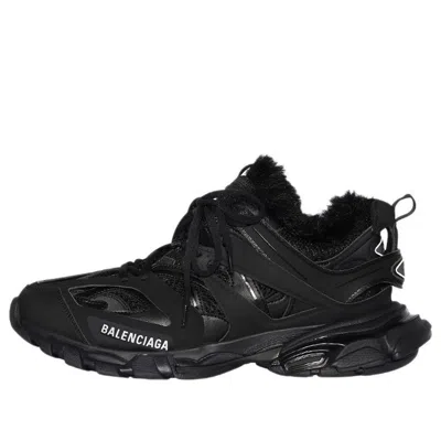 BALENCIAGA Balenciaga Track Sneaker 'Faux Fur Black'
