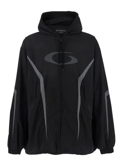 BALENCIAGA TRACKSUIT LOOP SPORTS ICON AMPIA JACKET