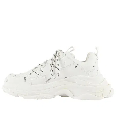 BALENCIAGA Balenciaga Triple S Sneaker 'Allover Logo - White'