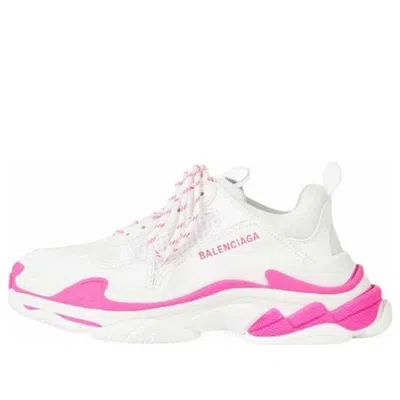 BALENCIAGA Balenciaga Triple S Sneakers 'White Fluo Pink'