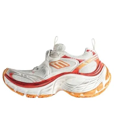 BALENCIAGA (WMNS) Balenciaga 10XL Sneakers 'White Red and Orange Mesh TPU and Rubber'