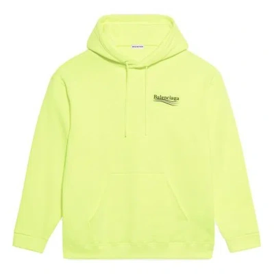 BALENCIAGA (WMNS) Balenciaga Alphabet Logo Yellow Hoodie