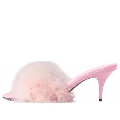 BALENCIAGA (WMNS) Balenciaga Boudoir 70mm Sandals 'Pink Feathers'