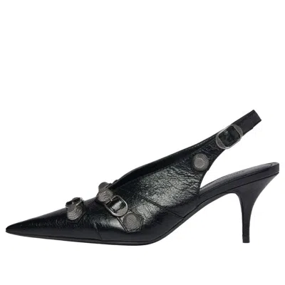 BALENCIAGA (WMNS) Balenciaga Cagole Slingback 70mm Pumps 'Black'