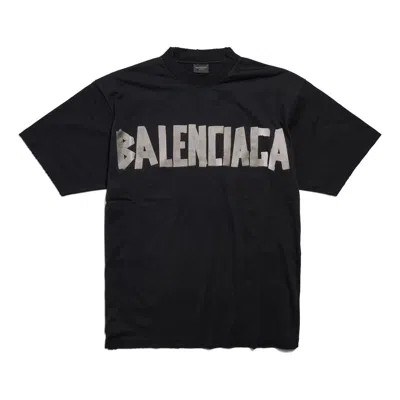 BALENCIAGA (WMNS) Balenciaga New Tape Type T-shirt Medium Fit 'Black'