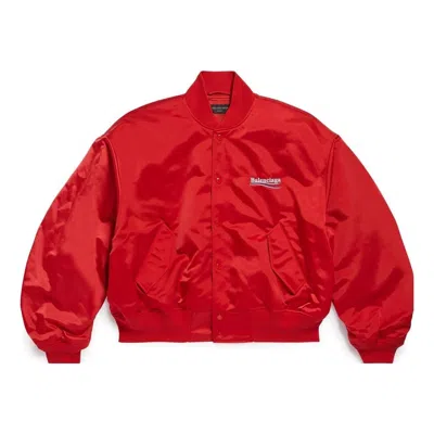 BALENCIAGA (WMNS) Balenciaga Political Campaign Varsity Jacket 'Red'