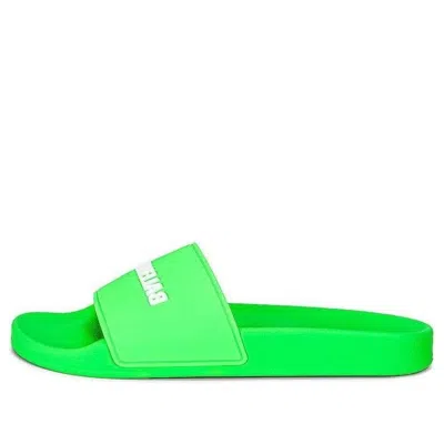 BALENCIAGA (WMNS) Balenciaga Pool Slide 'Neon Green'