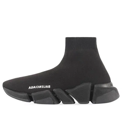 BALENCIAGA (WMNS) Balenciaga Speed 2.0 Sneaker 'Black Recycled Knit'