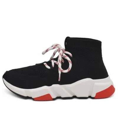 BALENCIAGA (WMNS) Balenciaga Speed 2.0 Sneakers 'Black White Red'