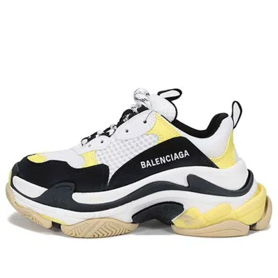 BALENCIAGA (WMNS) Balenciaga Triple S 'Black Yellow'