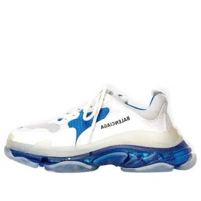 BALENCIAGA (WMNS) Balenciaga Triple S 'Clear Sole - White Blue'
