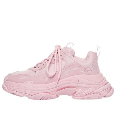 BALENCIAGA (WMNS) Balenciaga Triple S Sneaker 'Allover Logo - Pink'