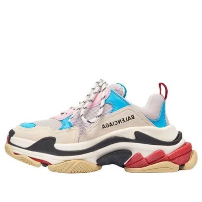 BALENCIAGA (WMNS) Balenciaga Triple S 'White Blue Pink' 2019