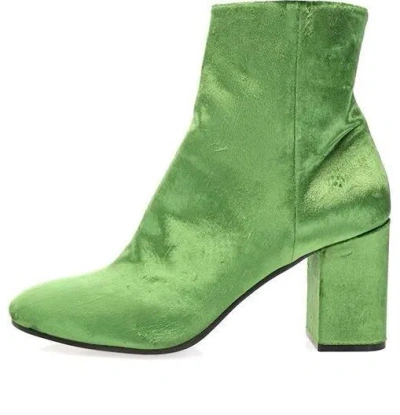 BALENCIAGA (WMNS) Balenciaga Ville Ankle Boots 'Green'
