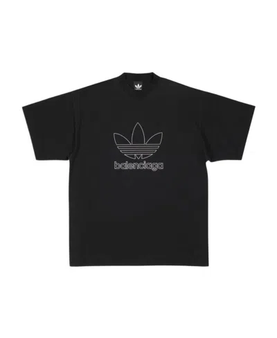 BALENCIAGA T-SHIRT BALENCIAGA / ADIDAS OVERSIZE IN NERO