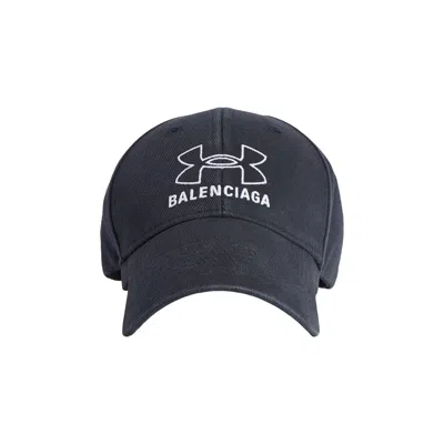 BALENCIAGA BALENCIAGA X UNDER ARMOUR CAP 'BLACK/WHITE'