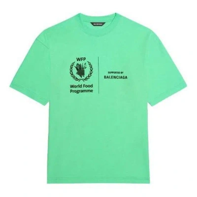 BALENCIAGA Balenciaga x WFP T-Shirt Medium Fit 'Green'