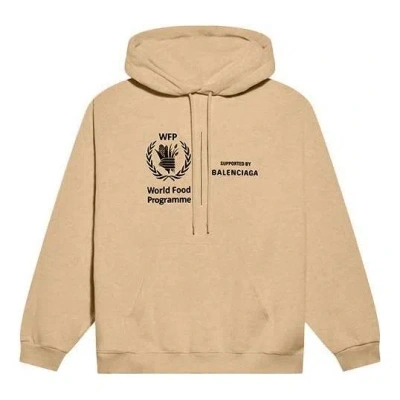 BALENCIAGA Balenciaga x World Food Programme Medium Fit Hoodie 'Beige'