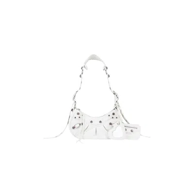 BALENCIAGA BALENCIAGA XS LE CAGOLE SHOULDER BAG 'OPTIC WHITE'