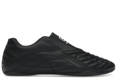 BALENCIAGA ZEN MATTE SNEAKERS IN BLACK/SILVER