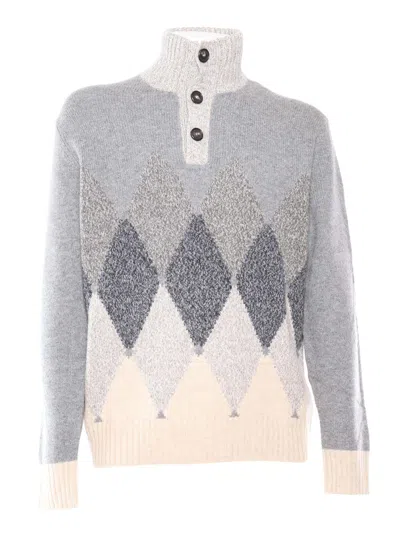 BALLANTYNE T NECK PULLOVER