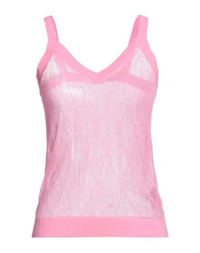 BALLANTYNE BALLANTYNE WOMAN TOP PINK SIZE 8 COTTON
