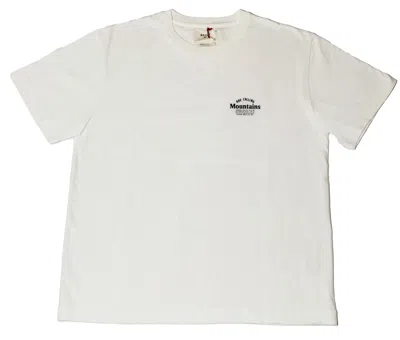 BALLY 6240050 MEN'S WHITE 100% COTTON PRINT T-SHIRT