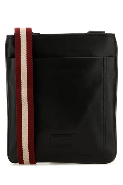 BALLY BLACK LEATHER TORINO CROSSBODY BAG