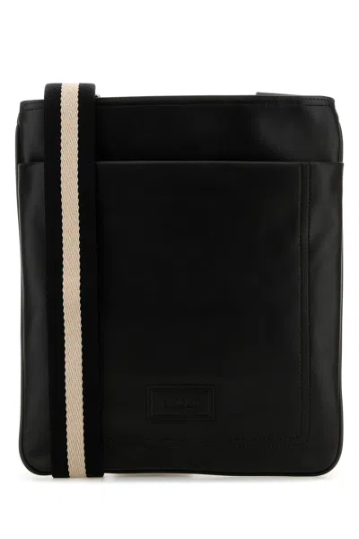 BALLY BLACK LEATHER TORINO CROSSBODY BAG