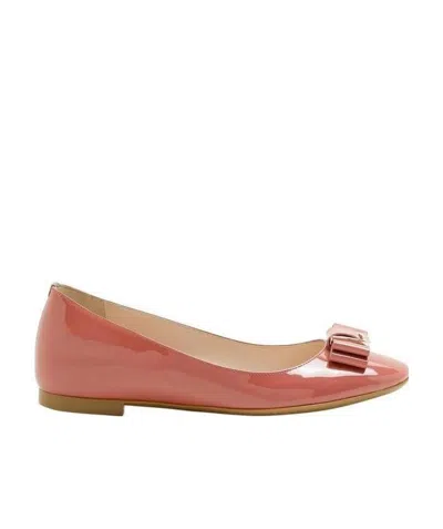 BALLY BOW DESIGN FLAT SHOES