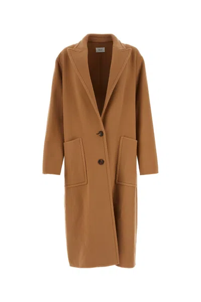 BALLY CAMEL WOOL BLEND COAT