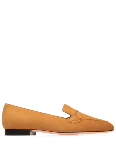 BALLY DAILY EMBLEM SUEDE LOAFERS