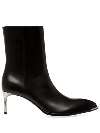 BALLY HANIKA LEATHER ANKLE BOOTS