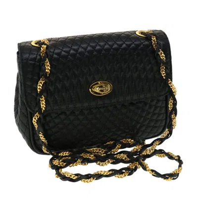 BALLY LEATHER SHOULDER BAG (PRE-OWNED)