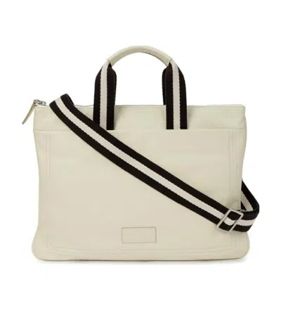 BALLY LOGO PATCH SHOULDER BAG