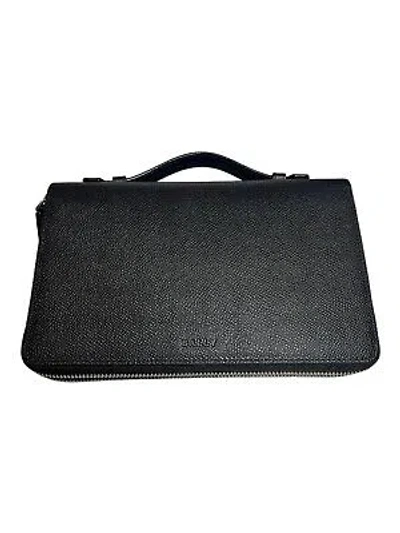 BALLY BALLY MAGUS 6219902 BLACK LEATHER CLUTCH WALLET MSRP $695