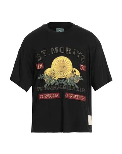 BALLY BALLY MAN T-SHIRT BLACK SIZE 36 COTTON