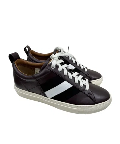 BALLY STRIPED STRAP LOW-CUT SKATE SHOES