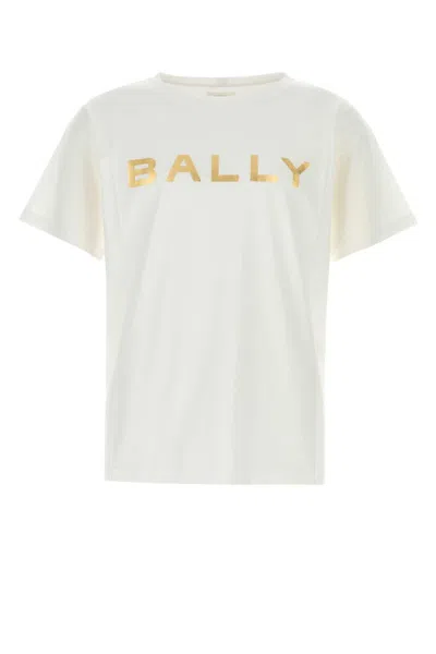 BALLY MEN WHITE COTTON T-SHIRT, S LUXURY T-SHIRTS FOR MEN DARVEYS