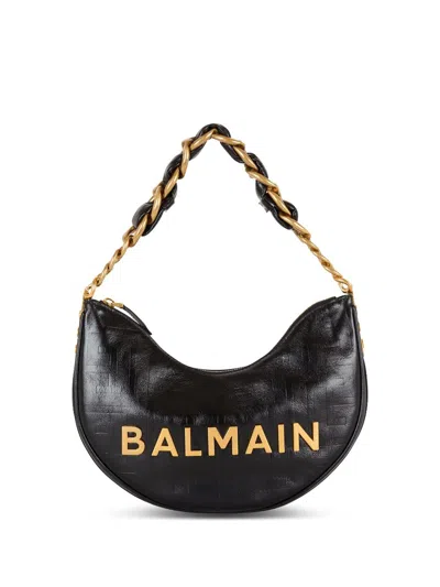 BALMAIN 1945 SOFT MOON SHOULDER BAG