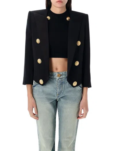 BALMAIN BALMAIN 6 BUTTONS CROPPED JACKET