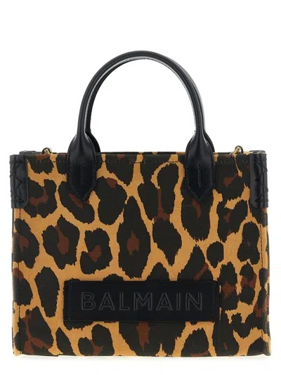BALMAIN B-ARMY TOTE BAG BROWN