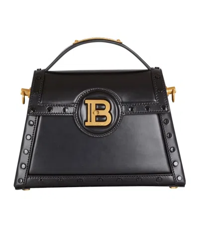 BALMAIN B-BUZZ DYNASTY LOGO SHOULDER BAG