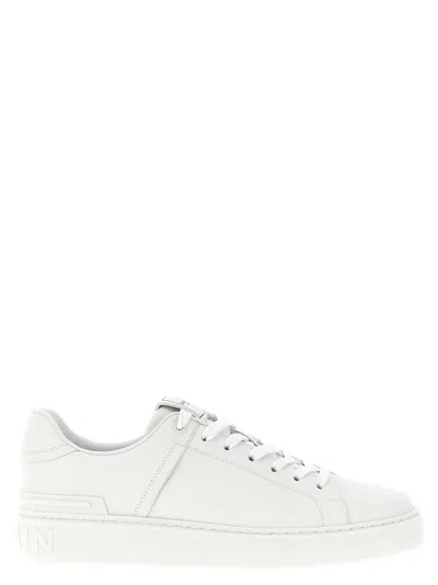 BALMAIN B-COURT SNEAKERS WHITE