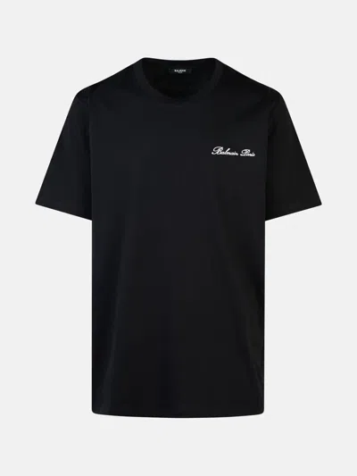 BALMAIN BALMAIN BALMAIN SIGNATURE EMB TSHIRT BULKY FIT
