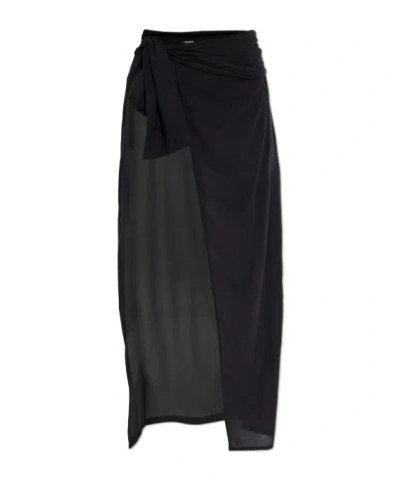 BALMAIN TRANSPARENT BEACH COVER-UP